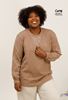 Picture of CURVY GIRL SWEATER WITH SLEEVE AND NECKLINE DESIGN